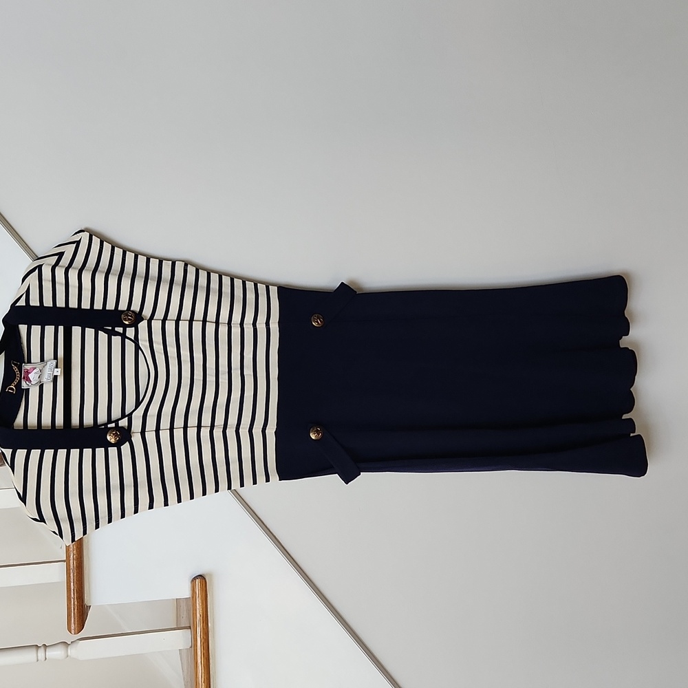 Anthropologie yoana Baraschi nautical Dress medium